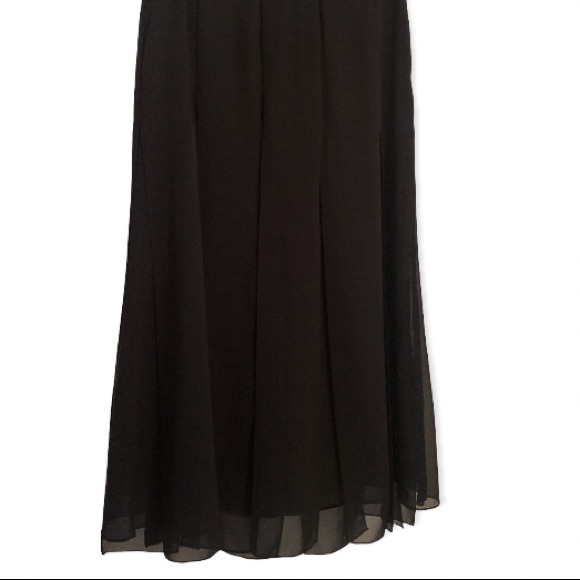 Formal chiffon  skirt - lined floor length evening wear - like new - Picture 5 of 6
